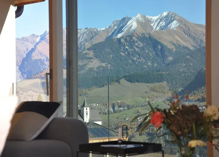 Casa Lumnezia - Panoramic Ecodesign Obersaxen - Val Lumnezia I - Vignogn I Near Laax Flims I 5 Swiss Stars Rating Apartamento Vella