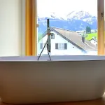 Apartment Casa Lumnezia - Panoramic Ecodesign Obersaxen - Val Lumnezia I - Vignogn I Near Laax Flims I 5 Swiss Stars Rating