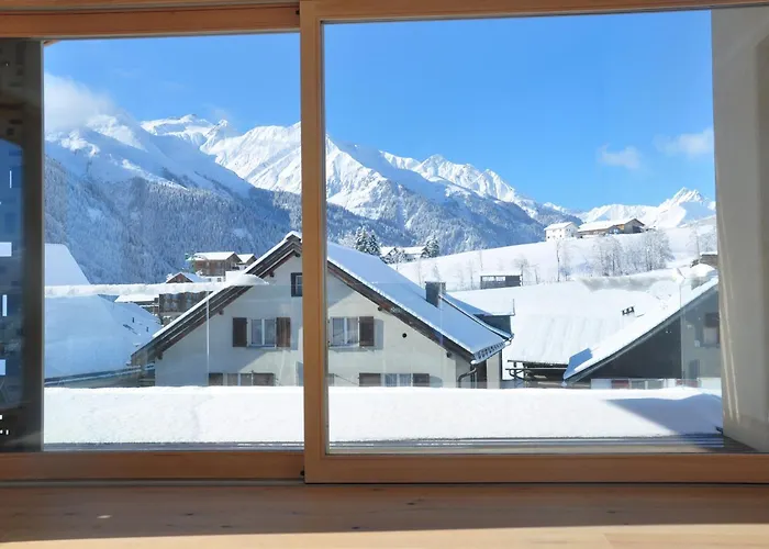 Casa Lumnezia - Panoramic Ecodesign Obersaxen - Val Lumnezia I - Vignogn I Near Laax Flims I 5 Swiss Stars Rating Lejlighed *