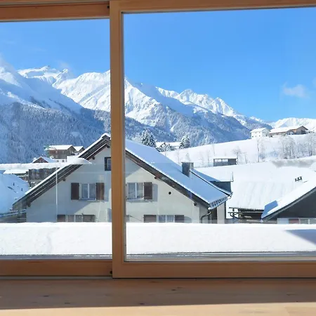 Casa Lumnezia: Panoramic Ecodesign In Val Lumnezia Apartment *